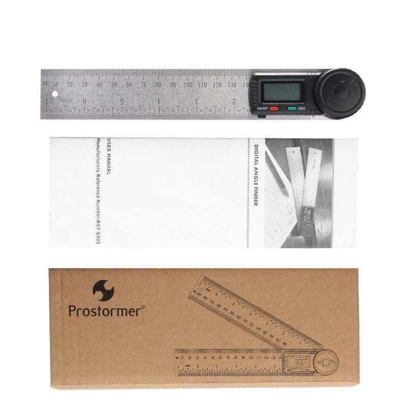 Protractor Digital Shop Ruler Meter 360 Degree Protractor Steel Inclinometer Goniometer Electronic Angle Lock