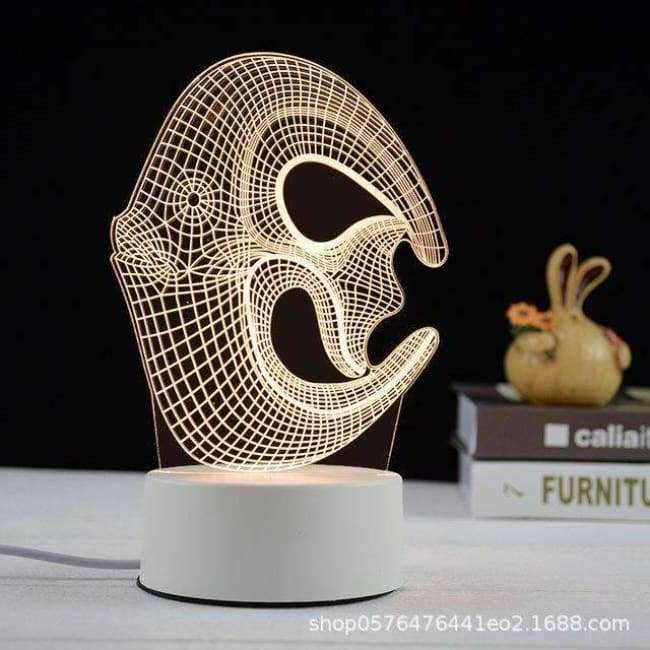 Kreatives dekoratives Nachtlicht 3D neue LED Tischlampe Mode Styling Geschenk Nachtlicht
