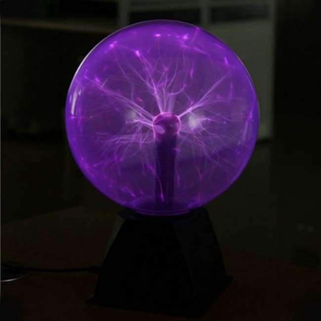Plasma Ball Lampe Elektrische Globus Statiklampen Soundempfindlich 8 Zoll Glas-Sphäre Nachtlicht Spielzeug für Kinder Plazma Neuheit Licht