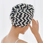 1 Stück Streifen Schnelltrocknendes Haartuch Wrap, Bequemes Schnelltrocknendes Haarturban, Weiches Haartrockentuch, Premium Kopf-Handtuch Wrap, Badezimmerbedarf, Haushaltsbedarf