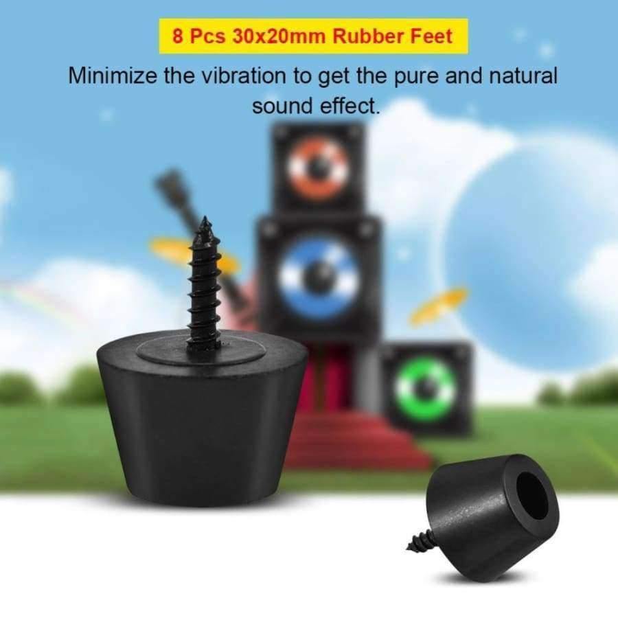 Qualitätsgummi Füße 8 Stück 30x20mm Gummi Füße Anti-Vibrations Basis Pad Stand für Lautsprecher Gitarre Verstärker Mit Schrauben