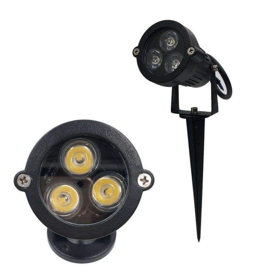 Kostenloser Versand 3W 9W Outdoor LED Rasenlicht 12V 24V 110V 220V Spike Rasenlicht grün blau gelb rot warmweiß für Gartendekoration