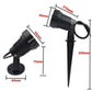 Kostenloser Versand 3W 9W Outdoor LED Rasenlicht 12V 24V 110V 220V Spike Rasenlicht grün blau gelb rot warmweiß für Gartendekoration