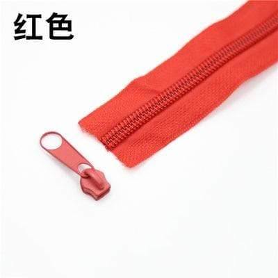 5Meter 5# Nylon spiral zippers for DIY sewing projects bags shoes clothing accessories available in 24 colors