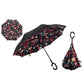Reversed Umbrella Double Layer Inverted Multifunction Windproof Rain Hand Men's Umbrellas For Adults Long Umbrellas