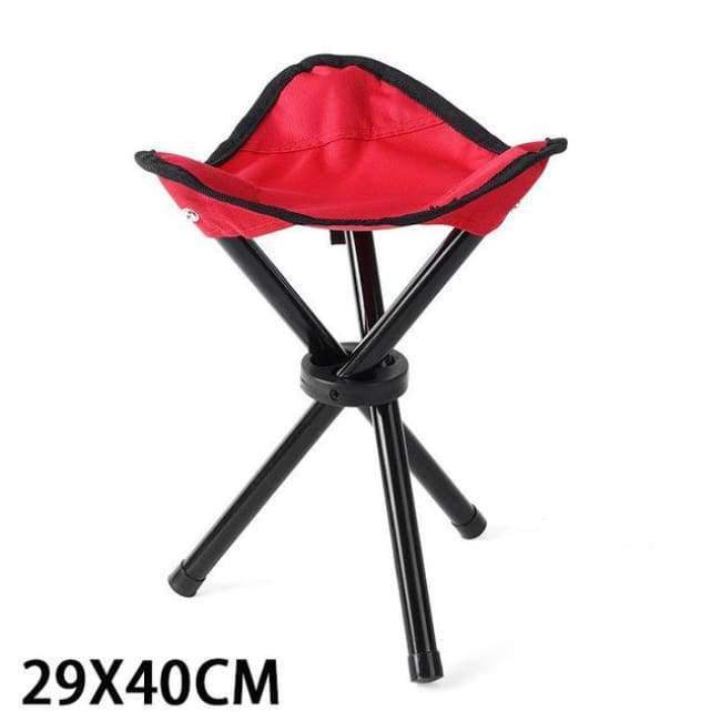 Jeebel Tragbarer Klappstuhl Camping Faltbarer Hocker Dreibein-Sitz Für Angeln Picknick Strand-Sitz Ultraleicht Outdoor Camp