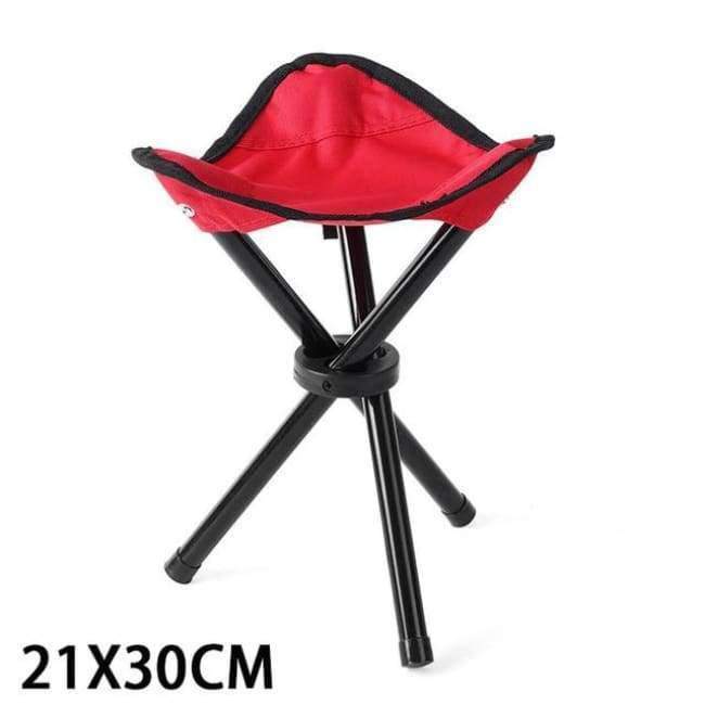 Jeebel Tragbarer Klappstuhl Camping Faltbarer Hocker Dreibein-Sitz Für Angeln Picknick Strand-Sitz Ultraleicht Outdoor Camp