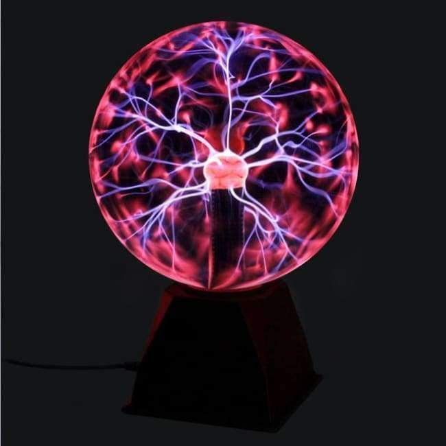 Plasma Ball Lampe Elektrische Globus Statiklampen Soundempfindlich 8 Zoll Glas-Sphäre Nachtlicht Spielzeug für Kinder Plazma Neuheit Licht