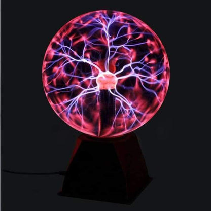 Plasma Ball Lampe Elektrische Globus Statiklampen Soundempfindlich 8 Zoll Glas-Sphäre Nachtlicht Spielzeug für Kinder Plazma Neuheit Licht