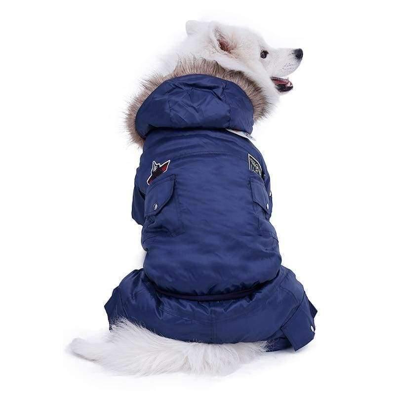 Winter Warm Dick Für Große Kleine Hund Haustier Kleidung Gepolsterter Kapuzenanzug Hosen Bekleidung XS-5XL Heiß Neuankömmling Kostenloser Versand