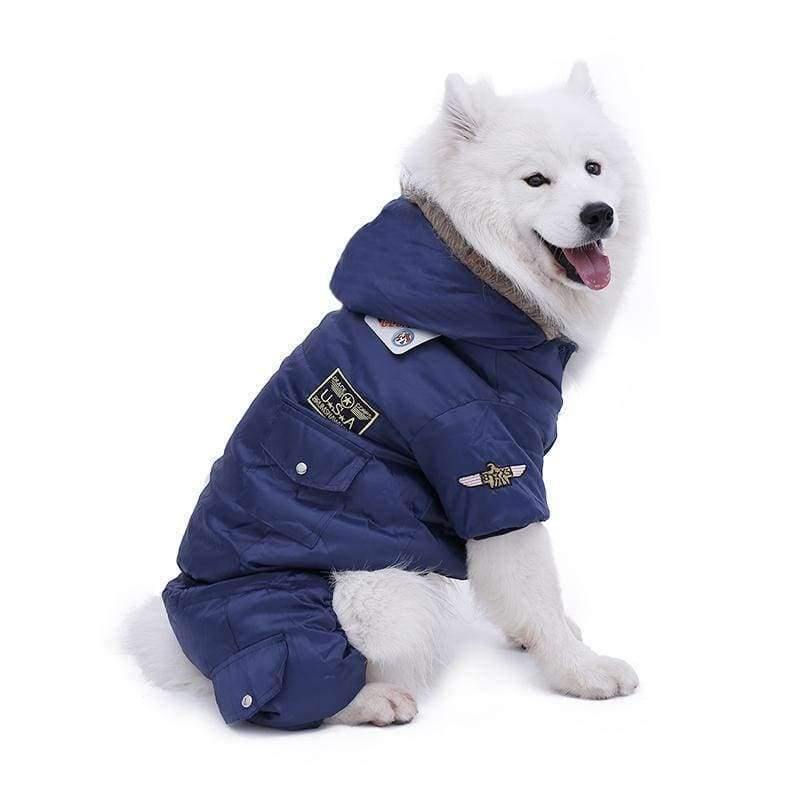 Winter Warm Dick Für Große Kleine Hund Haustier Kleidung Gepolsterter Kapuzenanzug Hosen Bekleidung XS-5XL Heiß Neuankömmling Kostenloser Versand