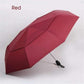 Windproof Umbrella for Men Quality Double Canopy Foldable Automatic Umbrella Rain Women Travel Compact Umbrella Wholesale