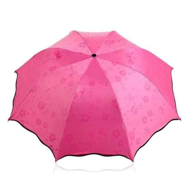 Ladies' umbrella windproof sun protection magical flower plate ultraviolet protection parasol sun rain folding umbrellas FG