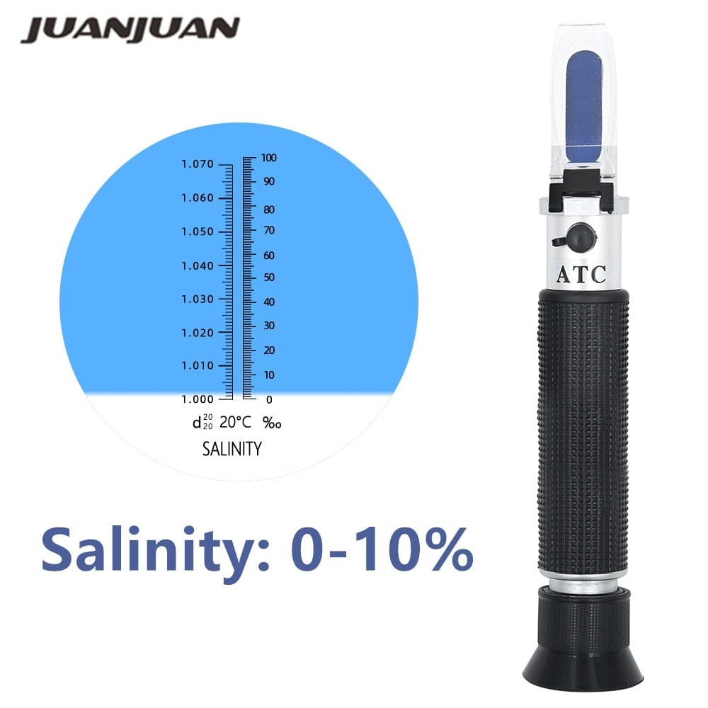 Refractometer All Types Brix Alcohol Salinity Portable Refractometer Wine Beer Sugar Fruit Vegetable Juice with ATC 40% Discount