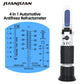 Refractometer All Types Brix Alcohol Salinity Portable Refractometer Wine Beer Sugar Fruit Vegetable Juice with ATC 40% Discount