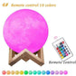 PLA 2/3/7/16 Farben 3D LED Druck Mond Nachtlicht Lampe LED Nachttisch Mondlicht Kinder Nachtlicht Dekoration Wohnheim Schreibtisch Geschenk