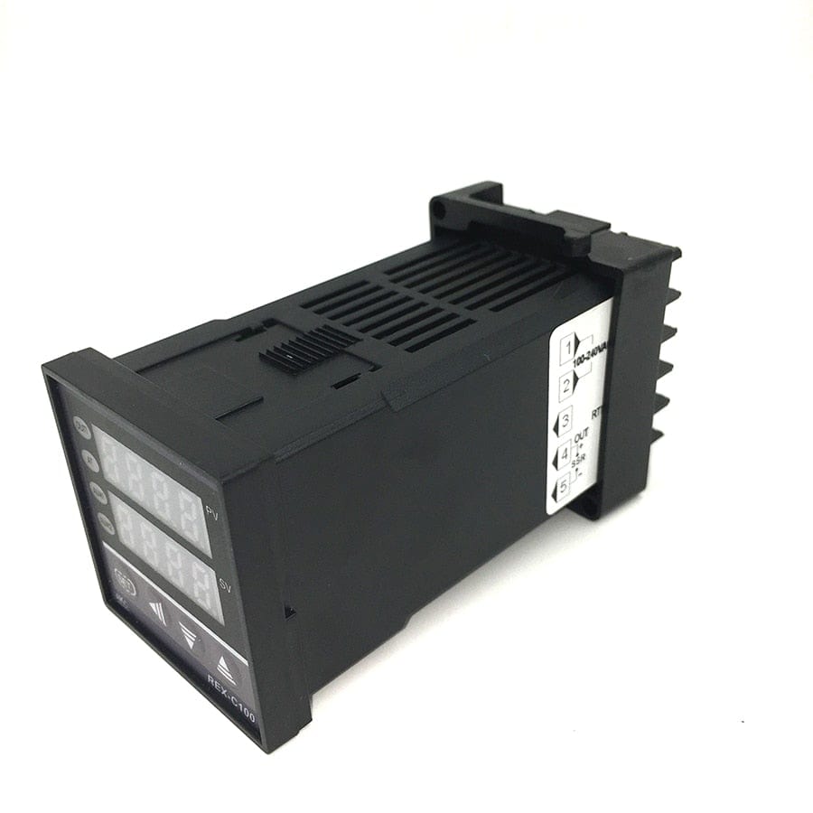 REX-C100 Digital PID Temperature Controller Thermostat SSR Output + Max. 40A SSR Relay + K Thermocouple Probe High Quality