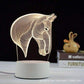 Kreatives dekoratives Nachtlicht 3D neue LED Tischlampe Mode Styling Geschenk Nachtlicht