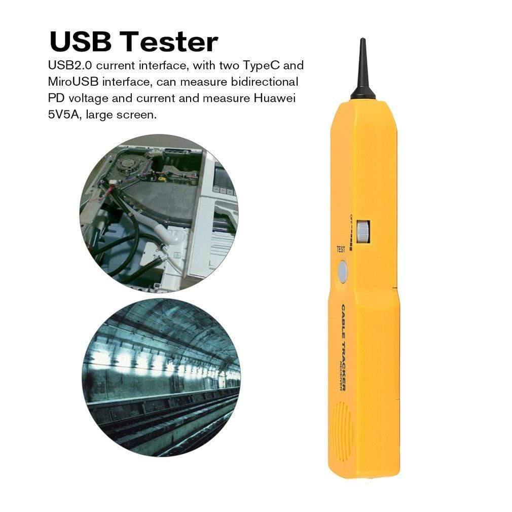 RJ11 Network Phone Cable Tester Tone Tracker Diagnostic Tone Line Finder Tracer Detector Network Tools