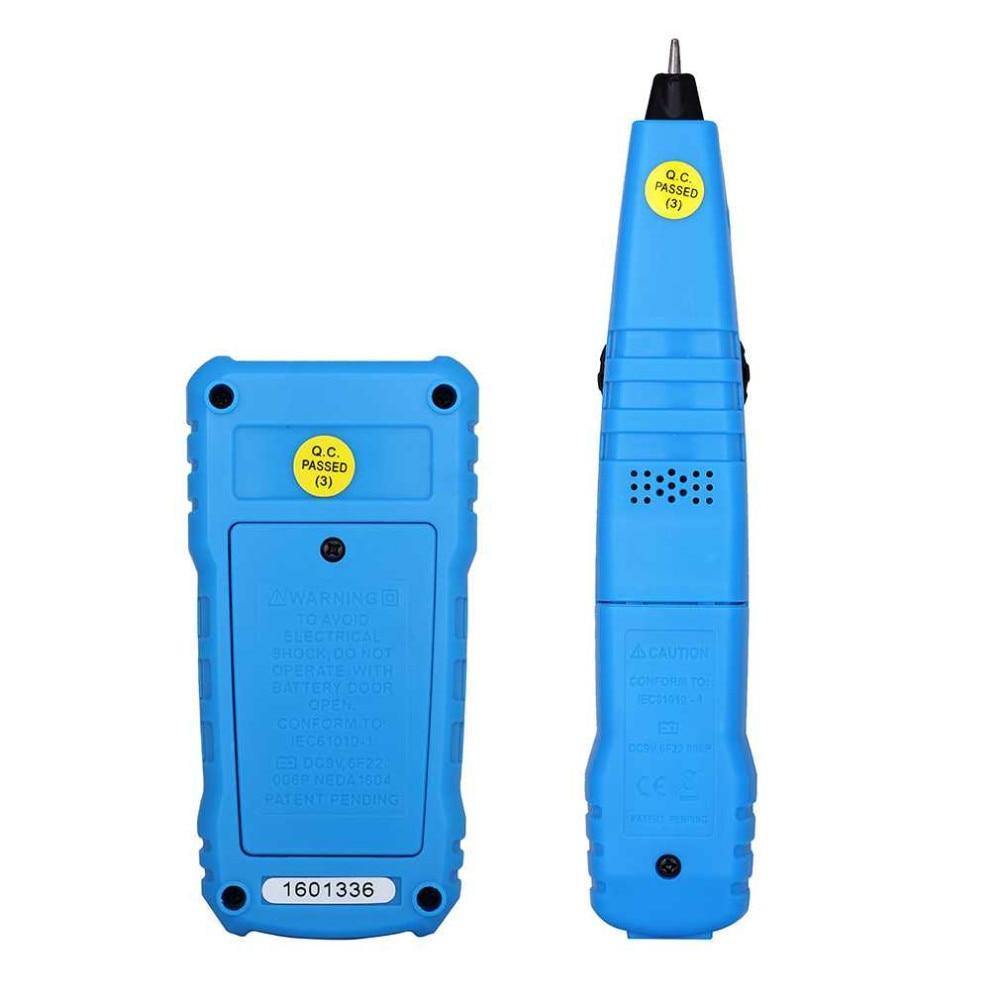 RJ11 RJ45 Cat5 Cat6 Telephone Cable Tracker Tracer Toner Ethernet LAN Network Cable Tester Detector Line Finder