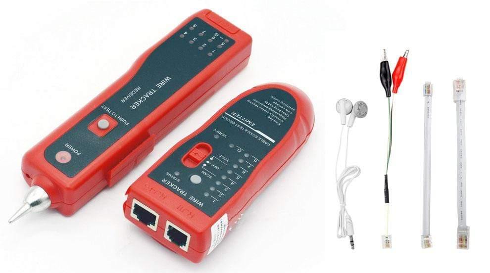 RJ11 RJ45 Cat5 Cat6 Phone Wire Tracker Tracer Toner Ethernet LAN Network Cable Tester Detector Line Finder JW-360