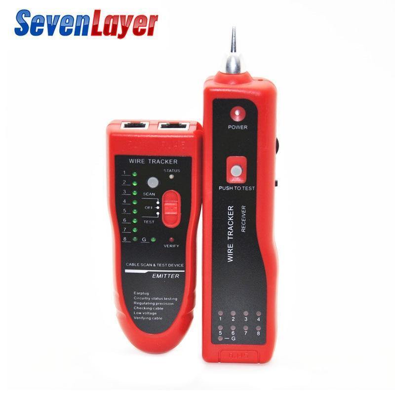 RJ11 RJ45 Cat5 Cat6 Phone Wire Tracker Tracer Toner Ethernet LAN Network Cable Tester Detector Line Finder JW-360