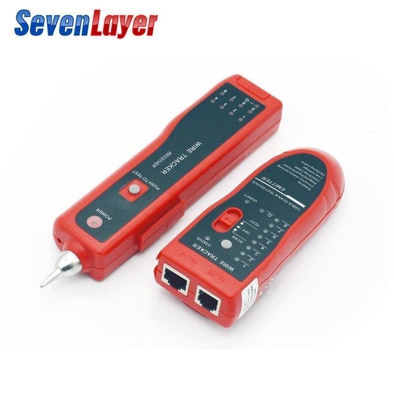 RJ11 RJ45 Cat5 Cat6 Phone Wire Tracker Tracer Toner Ethernet LAN Network Cable Tester Detector Line Finder JW-360