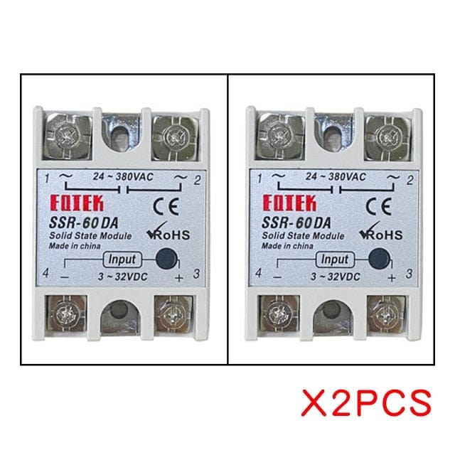 REX-C100 Digital PID Temperature Controller Thermostat SSR Output + Max. 40A SSR Relay + K Thermocouple Probe High Quality