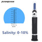 Refractometer All Types Brix Alcohol Salinity Portable Refractometer Wine Beer Sugar Fruit Vegetable Juice with ATC 40% Discount