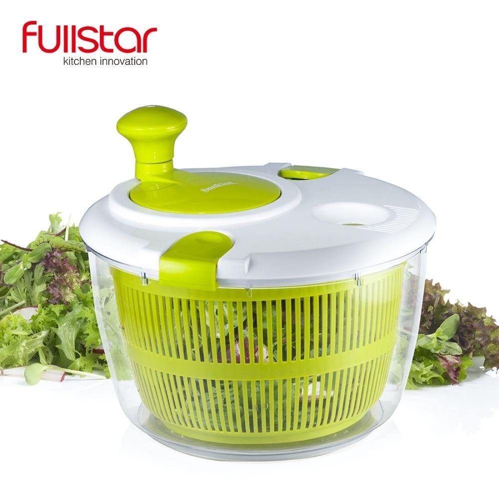 Salatwerkzeuge Schüssel Jumbo Salatspinner Küchenwerkzeuge Küchenaccessoires Trockner für Gemüse und Obst Mixer Gadgets