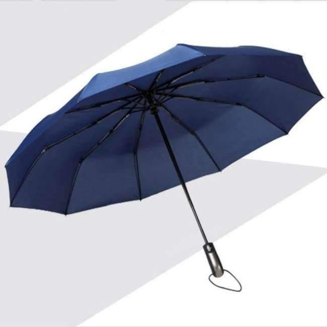 Widerstandsfähiger Drei-Falt-Automatik-Regenschirm Regen Damen Auto Luxus große winddichte Regenschirme Herren Gestell winddicht 10K Sonnenschirm