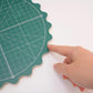 Self-healing rotary cutting mat for office supplies, school, quilting, paper crafts, clay crafts, arts and crafts size 8 inches (20cmX20cm)