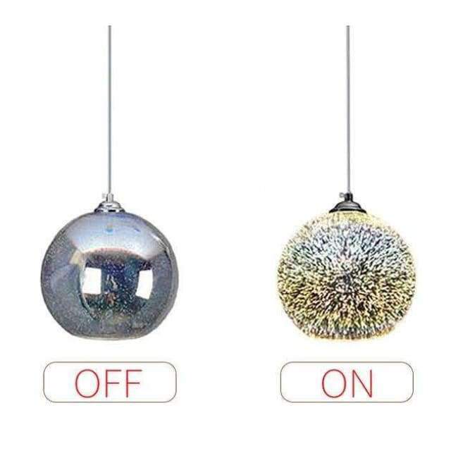 Horsten Neuheit Glas Ball Pendelleuchten Moderne Hängeleuchte Weihnachtskugel Design Lampe 3D Farbige Pendelleuchte