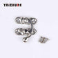 2018 Echtes Hardware Schloss Holzbox Kostenloser Versand 50 Sets Metallhaken Box Riegel Verschluss Schloss Handtasche Antikbronze 4 Löcher 28*33mm