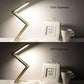 Faltbare Buchlampe Wiederaufladbare LED Schreibtischlampe Tragbar Dimmbar Studientisch Bett Lesen Aluminiumlegierung Touch-Sensor Rollover
