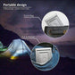 Faltbare Buchlampe Wiederaufladbare LED Schreibtischlampe Tragbar Dimmbar Studientisch Bett Lesen Aluminiumlegierung Touch-Sensor Rollover