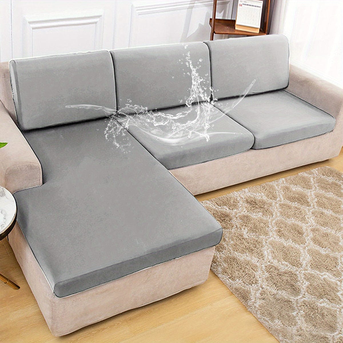 1 Stück Stretch-Wasserabweisender Stoff Sofa Überwurf Schlafzimmer Sofa Bezug Möbel Schutz Für Büro Wohnzimmer Wohnkultur
