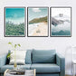 Einfaches Malen nach Zahlen Landschaftsbild Strandurlaub Poster Druck Leinwandbild Bild Heim Wandkunst Dekoration