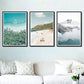 Einfaches Malen nach Zahlen Landschaftsbild Strandurlaub Poster Druck Leinwandbild Bild Heim Wandkunst Dekoration