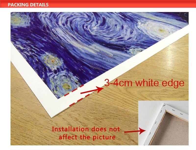 Einfaches Malen nach Zahlen Landschaftsbild Strandurlaub Poster Druck Leinwandbild Bild Heim Wandkunst Dekoration