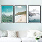 Einfaches Malen nach Zahlen Landschaftsbild Strandurlaub Poster Druck Leinwandbild Bild Heim Wandkunst Dekoration