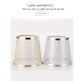 Einfacher Stil Handgemachte Lampe Schirm Modern Transparenter Lampenschirm Goldene Silber Farben Lichtschirm für E14 Kronleuchter Wandleuchten