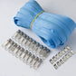 Meetee 10/20M Nylon 3# Zipper with Slider & Stop for Quilt Bags Tent Invisible Clothing Zipper Sewing Craft Supplies
