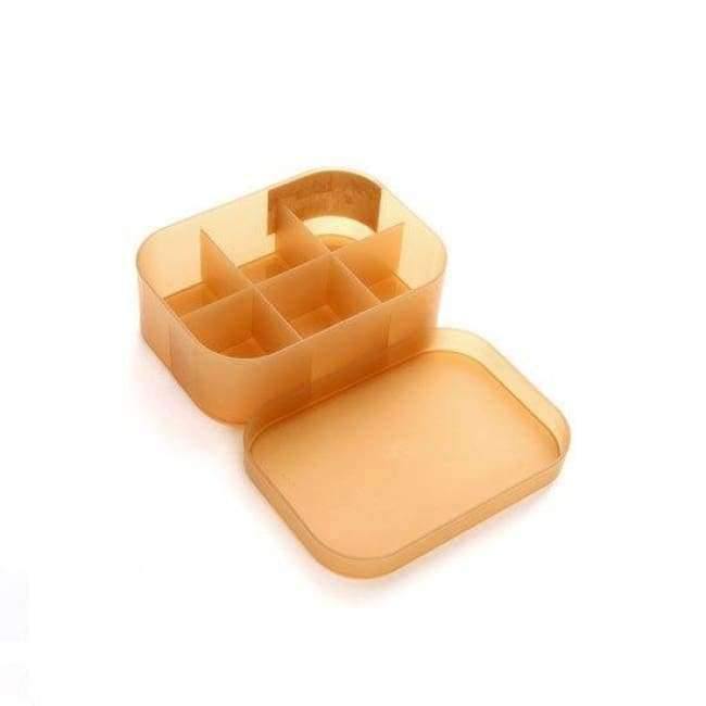Transparente Kunststoff-Aufbewahrungsbox für Kosmetik Schmuck Kollektion Kassette Abdeckung Schmuck Aufbewahrungskoffer Home Storage Organisation