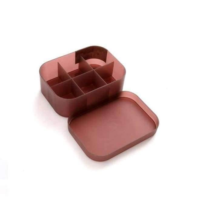 Transparente Kunststoff-Aufbewahrungsbox für Kosmetik Schmuck Kollektion Kassette Abdeckung Schmuck Aufbewahrungskoffer Home Storage Organisation