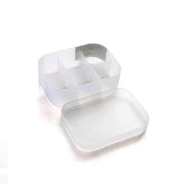 Transparente Kunststoff-Aufbewahrungsbox für Kosmetik Schmuck Kollektion Kassette Abdeckung Schmuck Aufbewahrungskoffer Home Storage Organisation