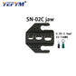 Crimping jaws SN-48B / 48BS / 02C / 2549 / 03H / 2546B / 2WF2C / 06WF / 16WF / 06, used for crimping connectors