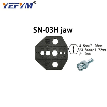 Crimping jaws SN-48B / 48BS / 02C / 2549 / 03H / 2546B / 2WF2C / 06WF / 16WF / 06, used for crimping connectors