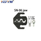 Crimping jaws SN-48B / 48BS / 02C / 2549 / 03H / 2546B / 2WF2C / 06WF / 16WF / 06, used for crimping connectors