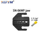 Crimping jaws SN-48B / 48BS / 02C / 2549 / 03H / 2546B / 2WF2C / 06WF / 16WF / 06, used for crimping connectors